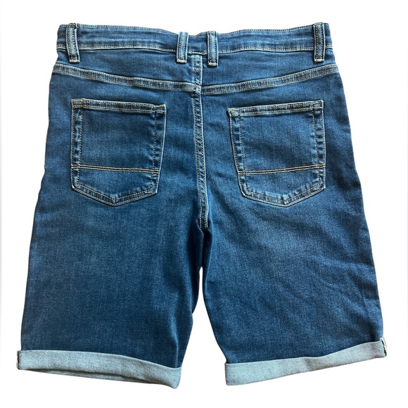 Cat & Jack Dark Blue Denim Shorts - Picture 2 of 2